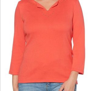 Rafaella red 👚 Blouse for Autumn 🍂 NWT